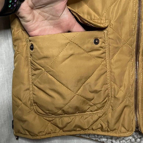 Thread & Supply Women's Tan & Sherpa Reversible Park City Vest Size S - Picture 6 of 12